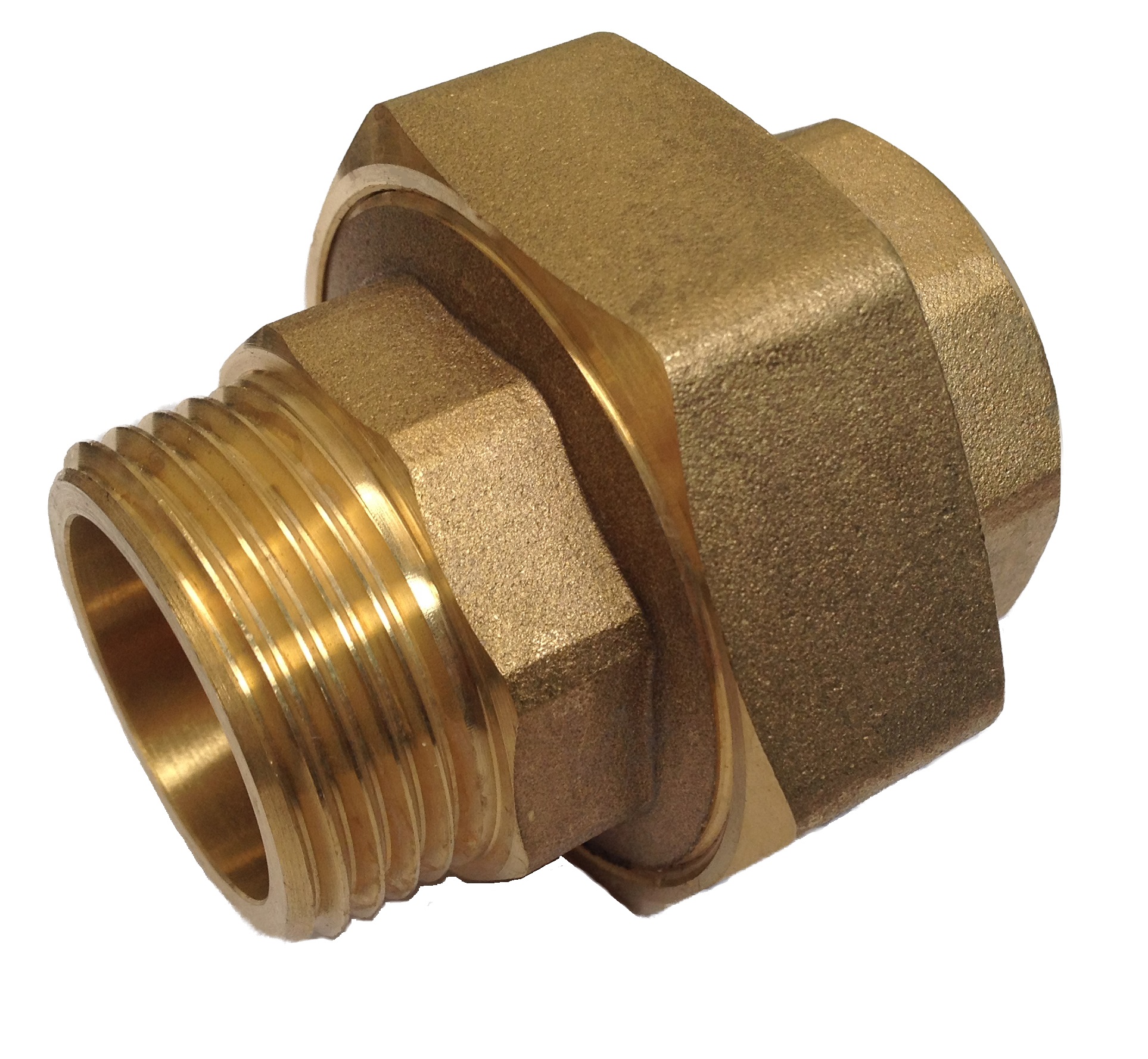 Union Brass Fitting 4/4M x 4/4F