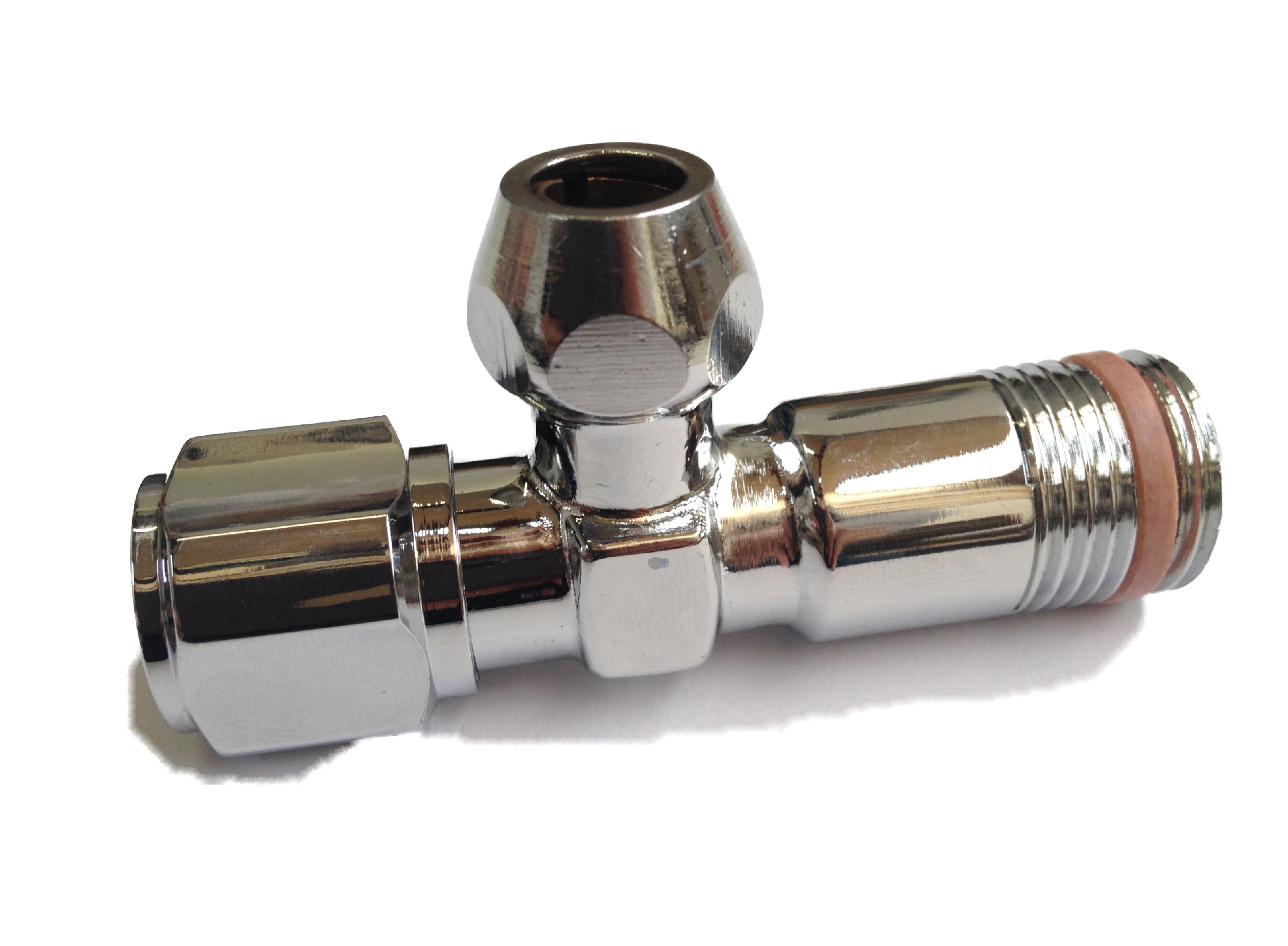 BELLINI Chromed Cut-off Valve Multiturn 1/2Mx10