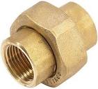 Union Brass Fitting 3/4F x 3/4F