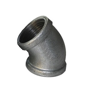Malleable Iron Elbow 45° 4/4Fx4/4F Nickel