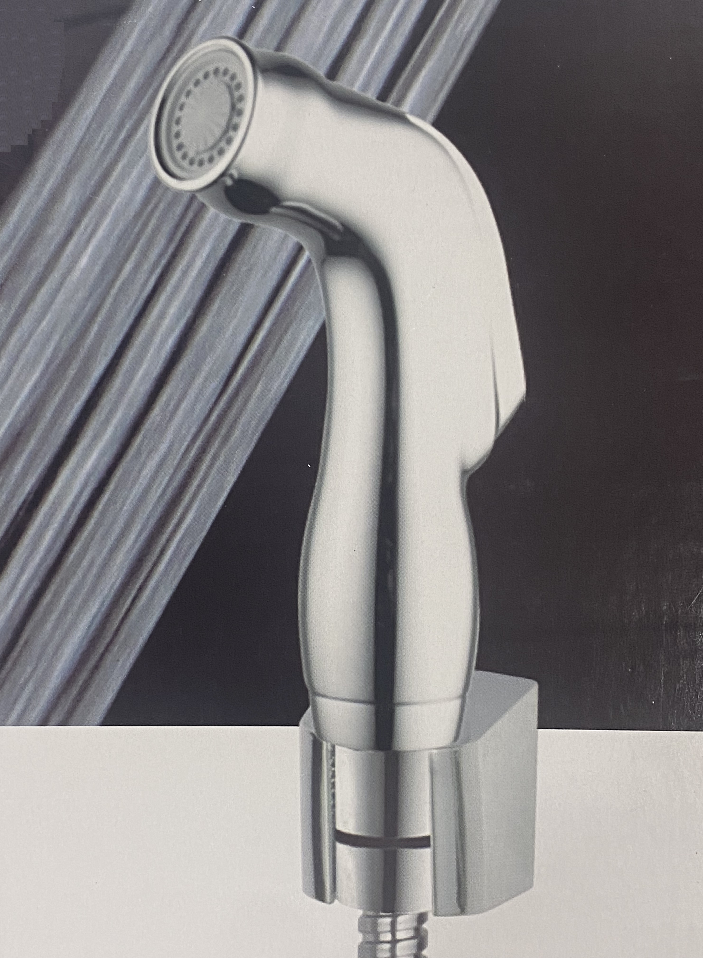 Hand tap for toilet and bidet - chrome plated