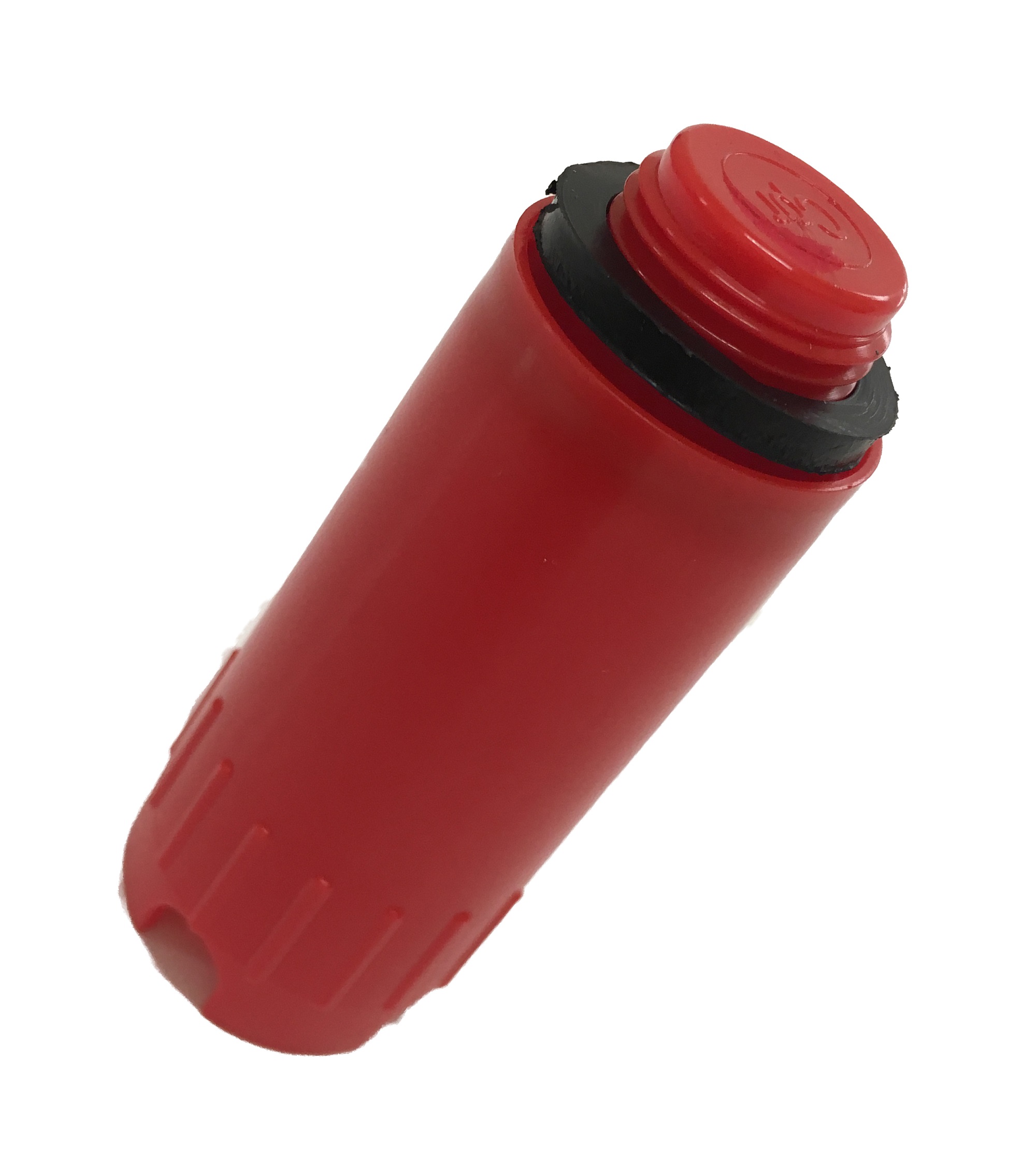 Test plug 1/2M with oring - Red