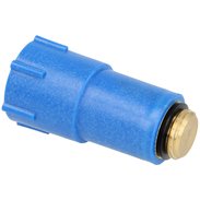 Test plug 1/2M with oring - BRASS - Blue