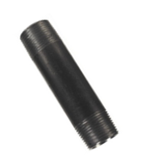Extension Black iron pipe 1/2M x 1/2M x 20cm