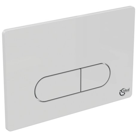 Plaque bouton poussoir Ideal Standard R0115AC BLANC