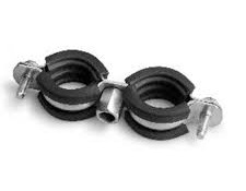 Double PRO Pipe clamp M8 1/2" 20-23 mm EPDM M8/M10