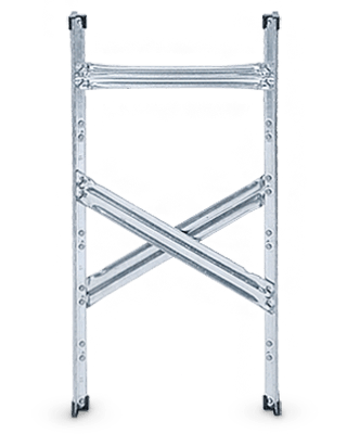 Ladder S1 for galvanizeerd rack H3000 x P320 mm