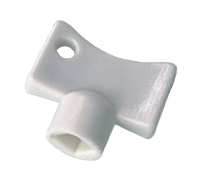 Radiator key for radiator plug ABS