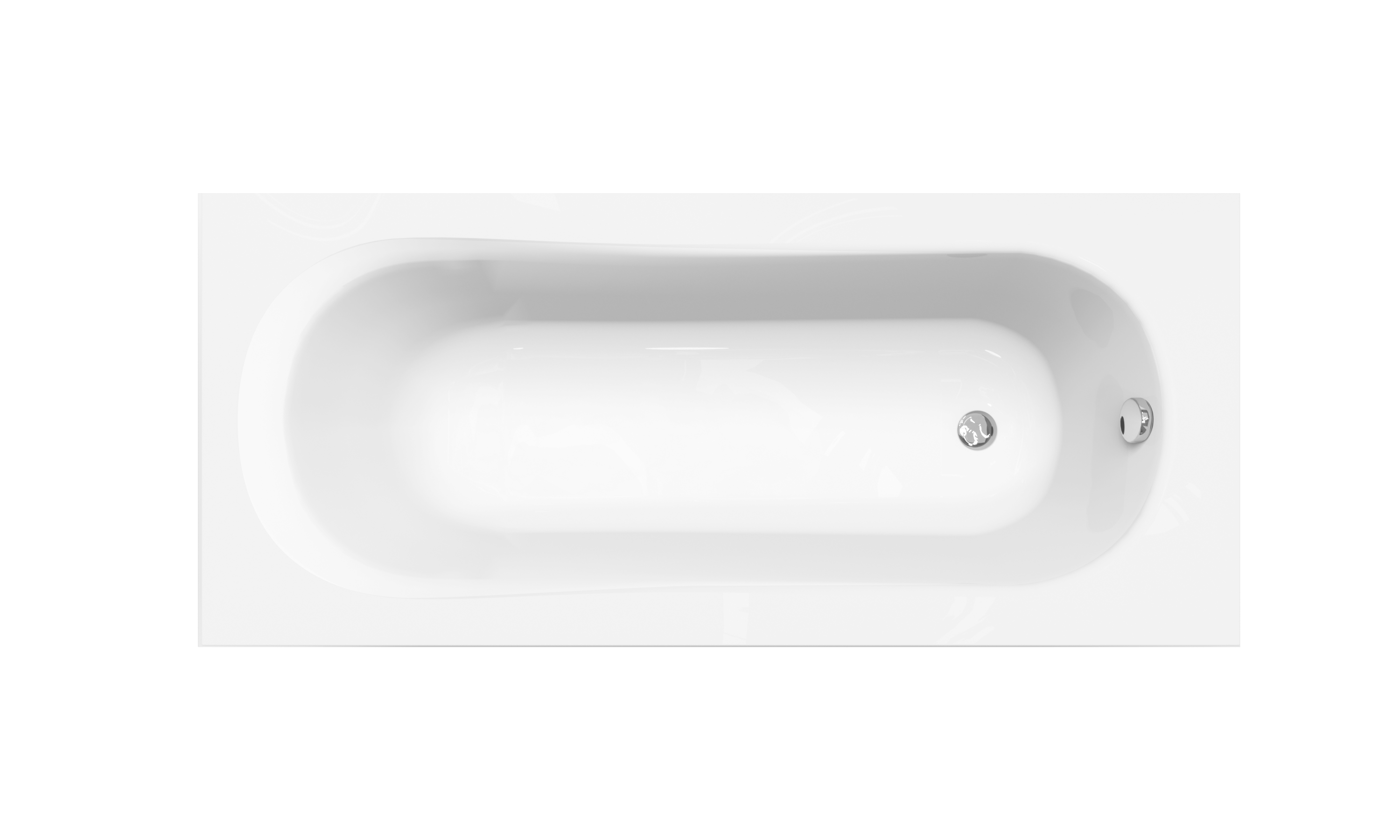 Bathtub White Acryl 120x75 w/o foot