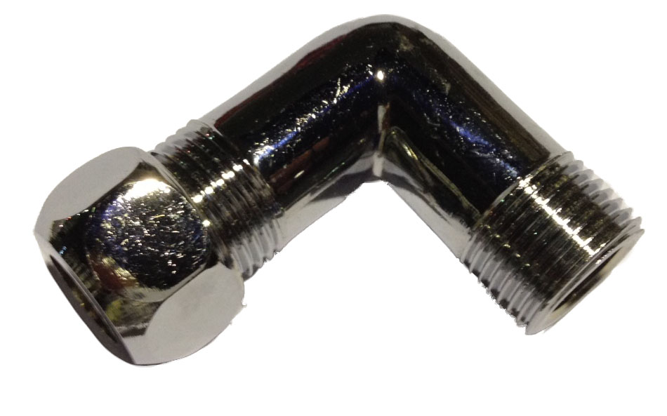 Chromed Elbow Male 1/2Mx10