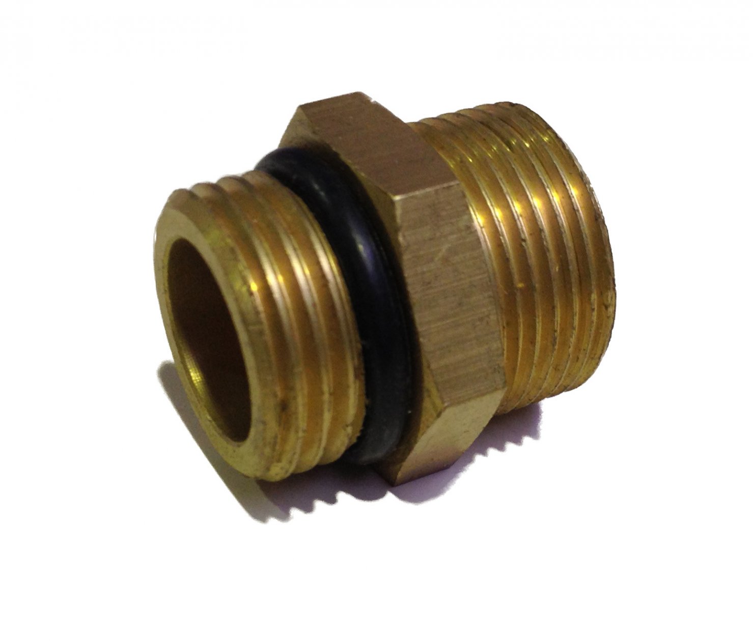Brass Nipple 1/2M-oring x M22-cone