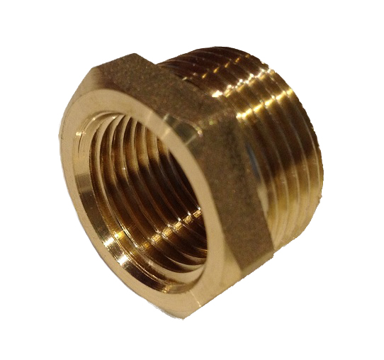 Brass Reduction 1/2M x 3/8F