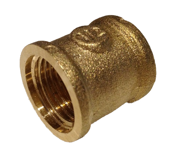 Brass Female Straight 4/4F x 4/4F