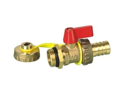 Robinet de vidange 1/2"M x 3/4" - Laiton 