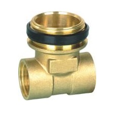 Male End Tee 1/2F x 4/4M x 1/2F Brass