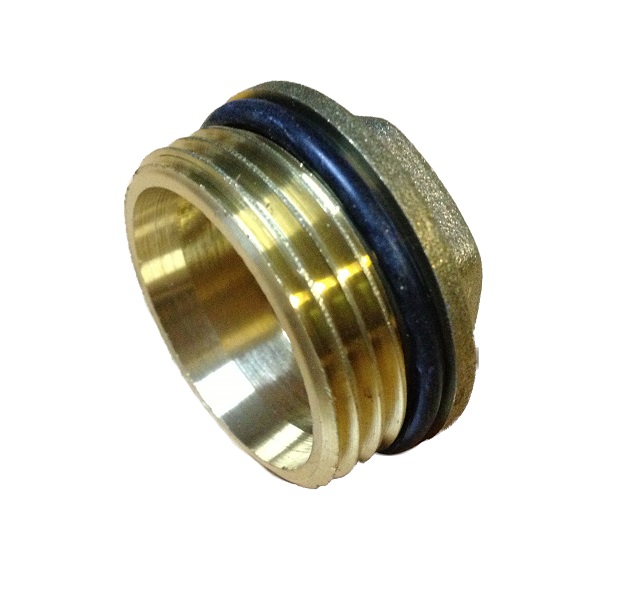 Brass Male Plug 4/4M w/ oring