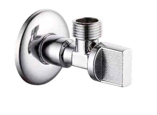 Single Chromed Cut-off Valve 1/2Mx10 1/4-Turn