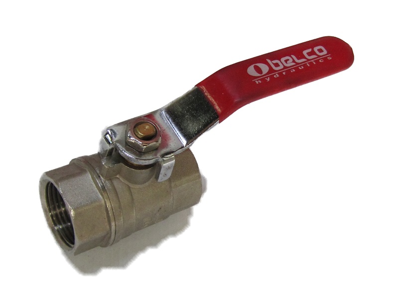 Ball Valve w/ Long Handle 4/4 FxF Red BELCO