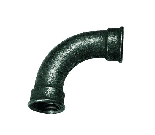 Malleable Iron Bend 90° 3/4Fx3/4F Black